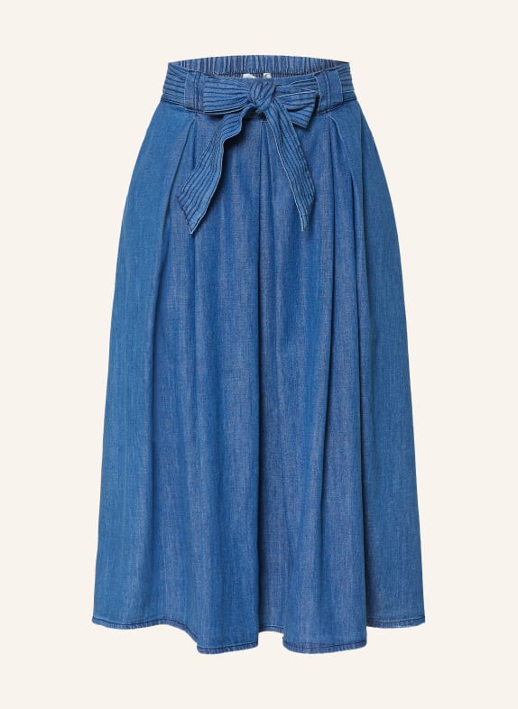 MORE & MORE Jeansrock BLAU