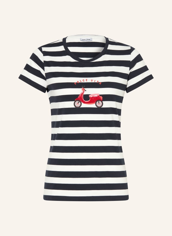 MORE & MORE Koszulka GRANATOWY / CZERWONY / BIAŁY