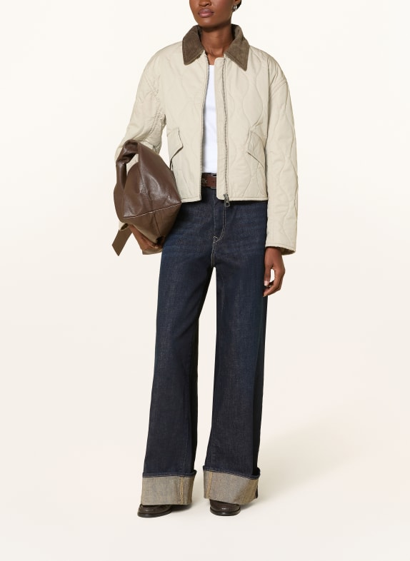 Marc O'Polo Veste matelassée CRÈME / KAKI