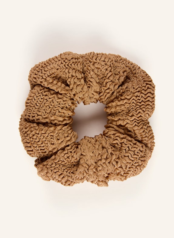 Hunza G Scrunchie COGNAC