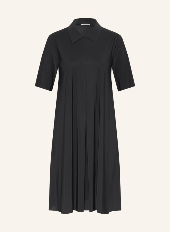 lilienfels Šaty s košilovým límečkem ČERNÁ