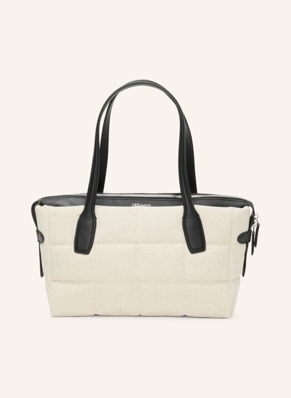 Vee Collective Sac cabas TELA SMALL CRÈME / ARGENT / MARRON