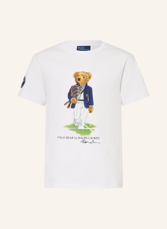 POLO RALPH LAUREN T-shirt VIT / BRUN / MÖRKBLÅ