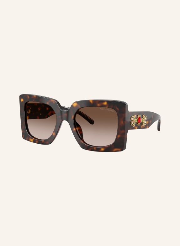 DOLCE & GABBANA Okulary przeciwsłoneczne DG4525B HAVANA/ BRĄZOWY GRADIENT