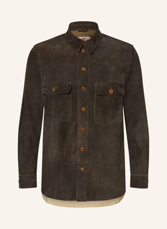 MEINDL Skórzana kurtka YUMA CIEMNOBRĄZOWY