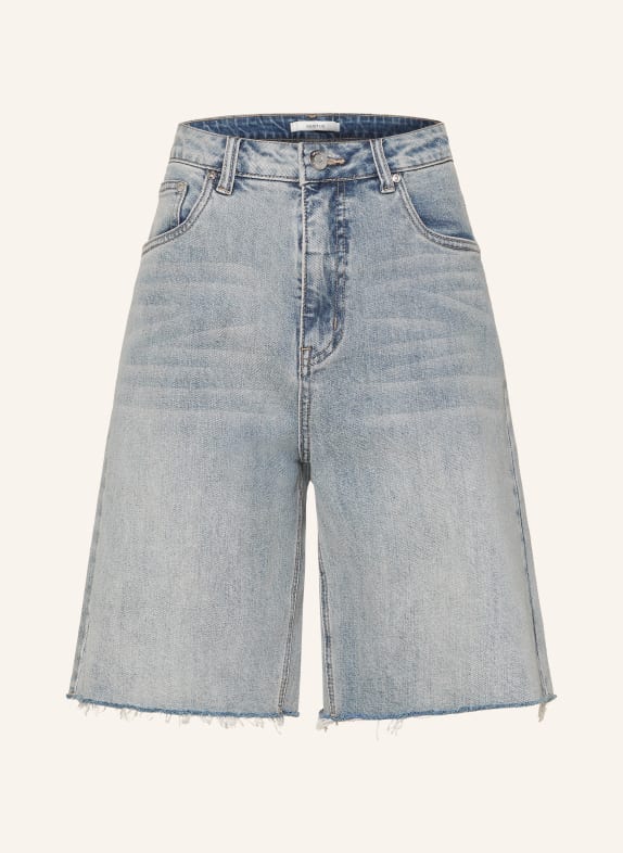 GESTUZ Džínové bermudy GZNOMA 109408 vintage mid blue wash