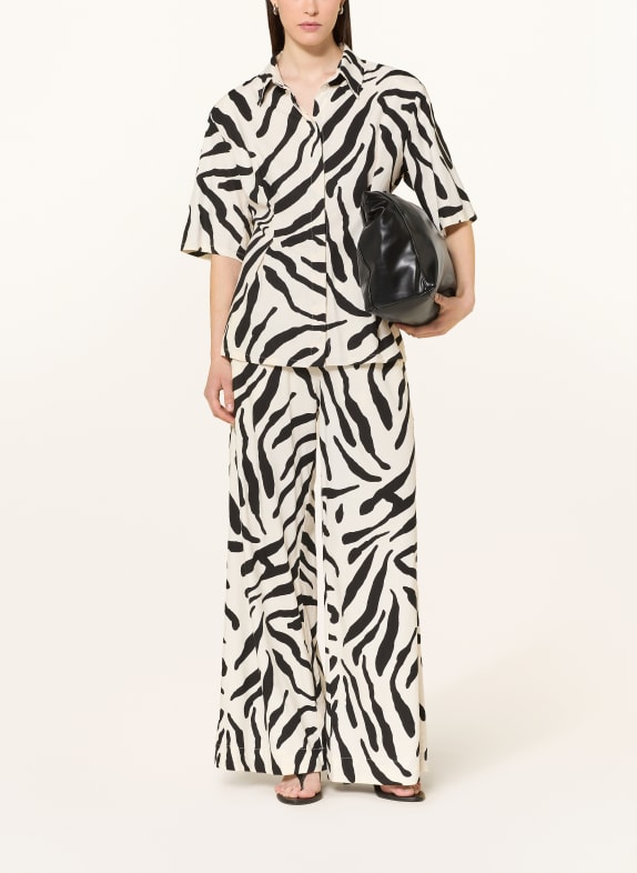 GESTUZ Marlene-broek GZZEONA ZWART / WIT