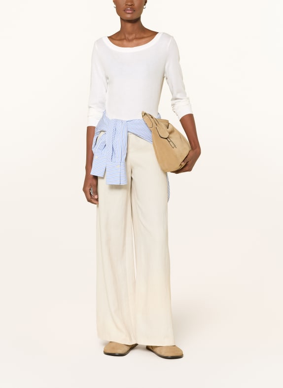 Marc O'Polo T-shirt met lange mouwen WIT
