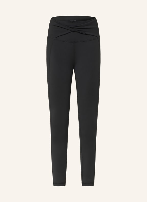Sweaty Betty Legíny ALL DAY ČERNÁ