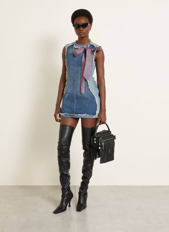 Acne Studios Shoulder bag BLACK / SILVER