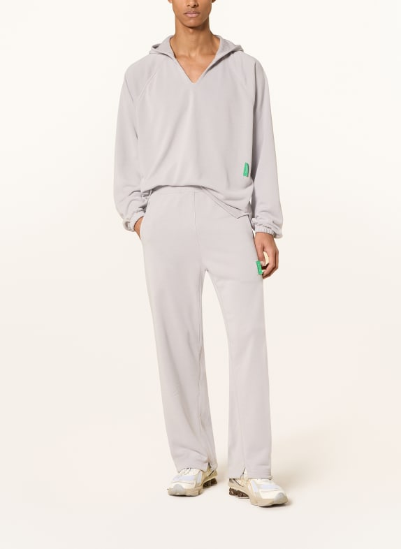 District Vision Hoodie OPEN NECK TAUPE