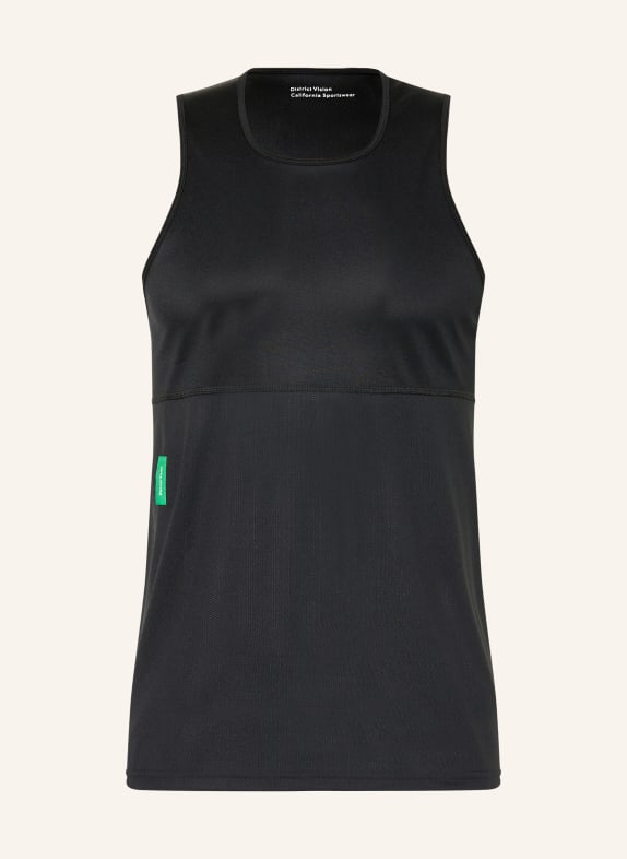 District Vision Lauftop SCHWARZ / GRÜN