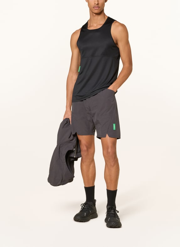 District Vision Hardloopshirt ZWART / GROEN
