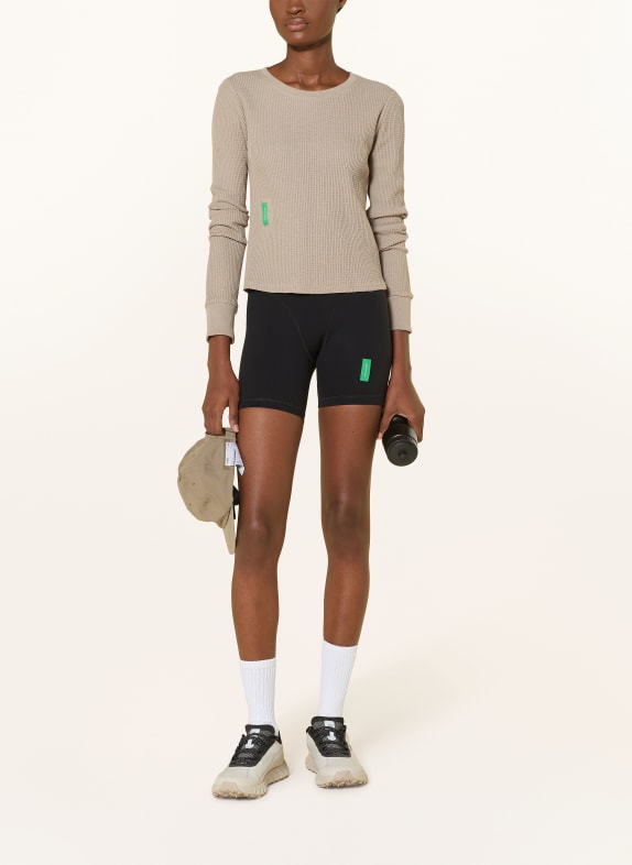 District Vision T-shirt met lange mouwen KAKI