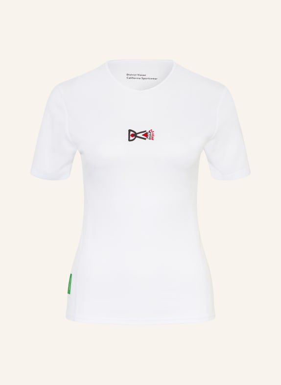 District Vision T-Shirt PANELED TRAINING WEISS