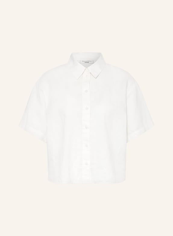 Marc O'Polo DENIM Hemdbluse mit Leinen WEISS