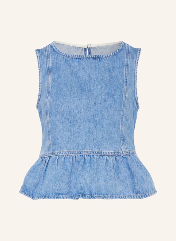 Marc O'Polo DENIM Džínový top MODRÁ