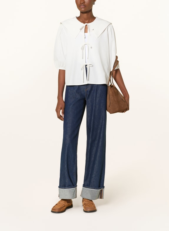 Marc O'Polo DENIM Blouse met 3/4-mouwen CRÈME