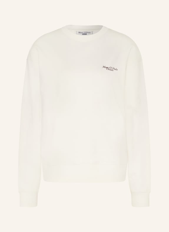 Marc O'Polo DENIM Sweatshirt WEISS / DUNKELBRAUN