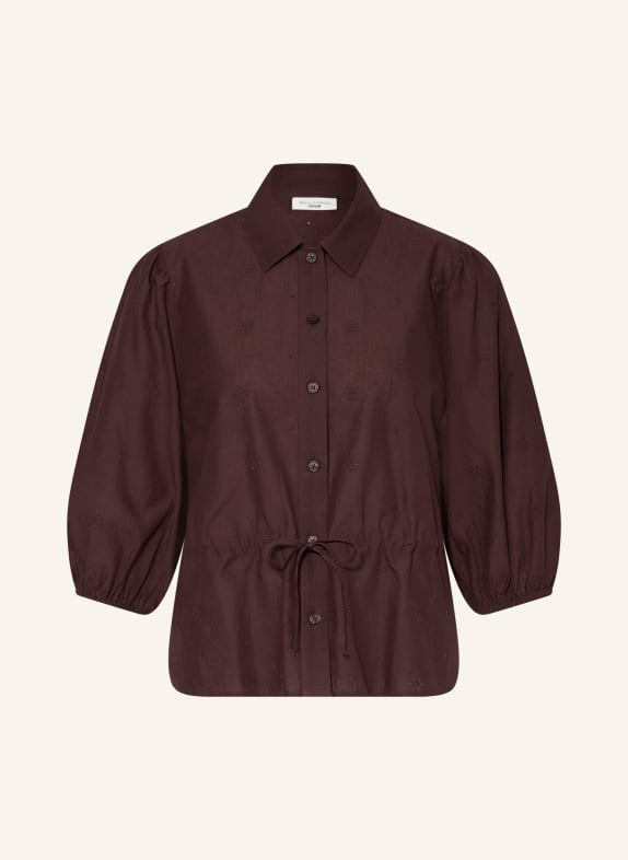 Marc O'Polo DENIM Blusenshirt mit 3/4-Arm DUNKELROT