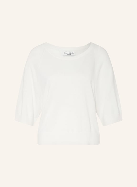 Marc O'Polo DENIM Sweter z rękawami 3/4 KREMOWY