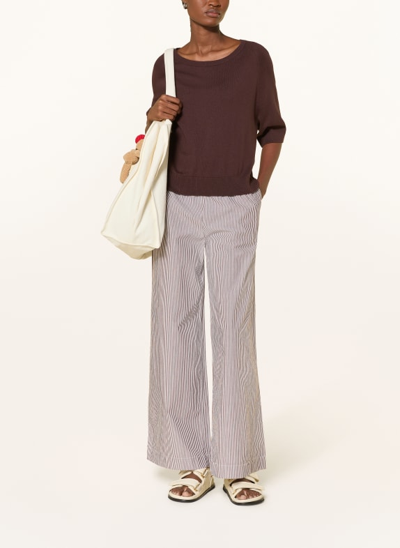 Marc O'Polo DENIM Trui met 3/4-mouwen MARRON FONCÉ