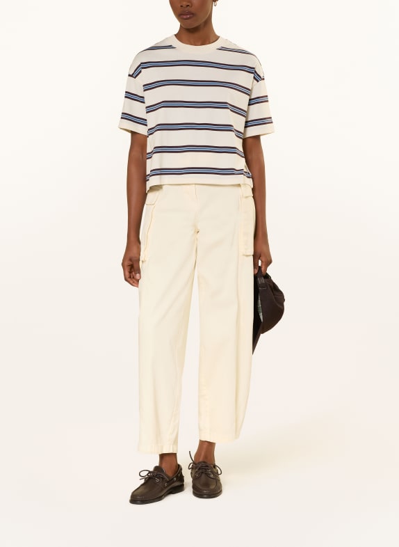 Marc O'Polo DENIM T-shirt CRÈME / MARRON FONCÉ / LICHTBLAUW