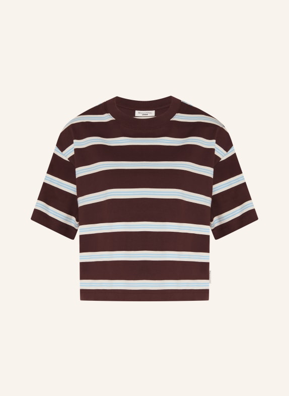Marc O'Polo DENIM T-shirt BLACK / WHITE