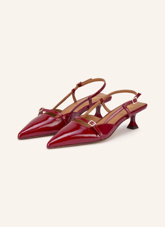 bobbies Slingpumps REEM DONKERROOD