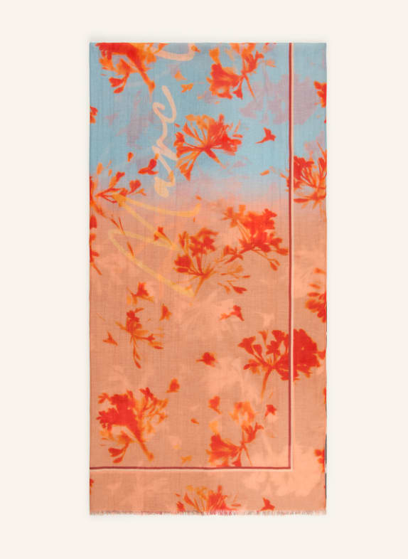 Marc O'Polo Schal DUNKELGRAU / ORANGE / HELLBLAU