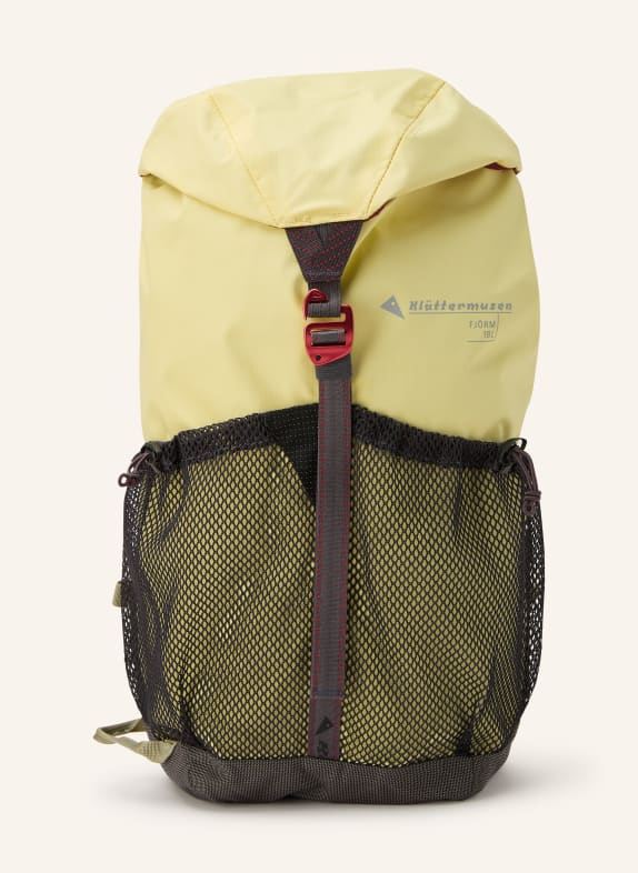 Klättermusen Rucksack FJÖRM 18 l HELLGELB / SCHWARZ