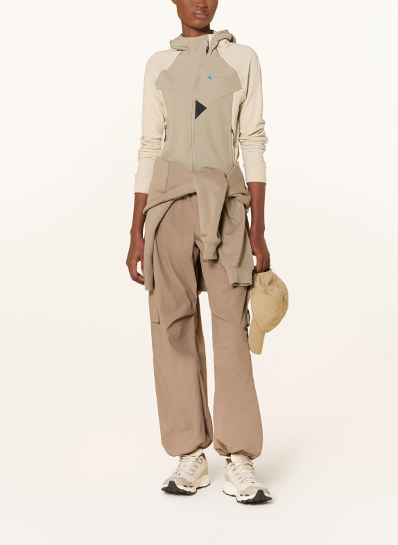 Klättermusen Midlayer-jas HUGIN BEIGE / KAKI