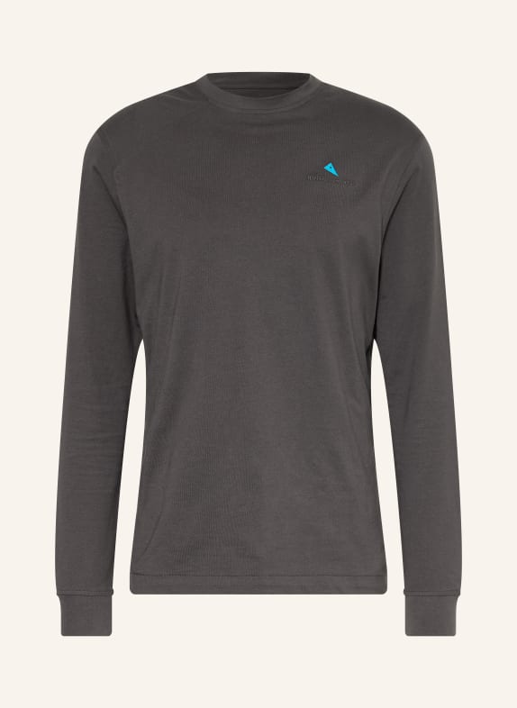 Klättermusen Longsleeve ROOT LOGO DUNKELGRAU