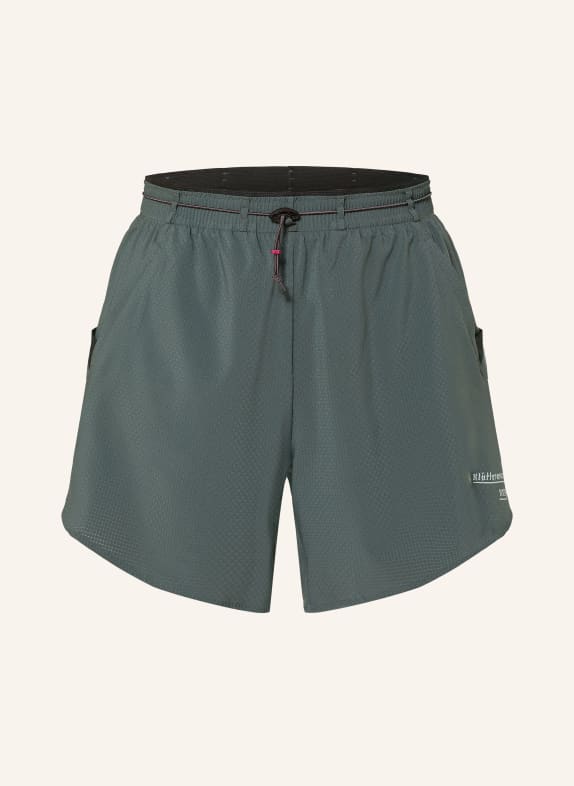 Klättermusen Spodenki do biegania 2 w 1 DISER CZIEMNOSZARY / CZARNY