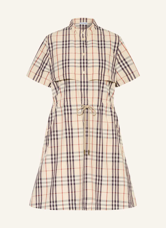 BURBERRY ISOTTA Dress LIGHT BROWN / DARK BROWN / BROWN