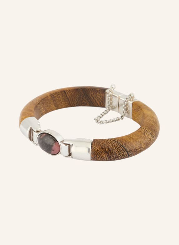 ISABEL MARANT Armband BRUIN / ZILVER