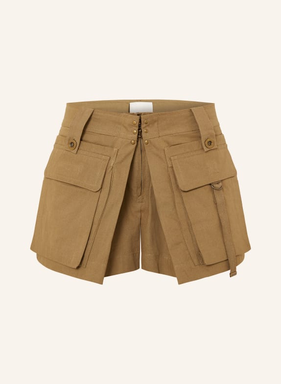 ISABEL MARANT Szorty BARTA OLIWKOWY