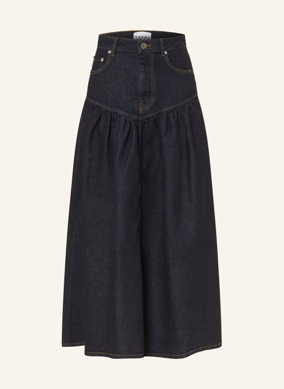 GANNI Jeansrock DUNKELBLAU