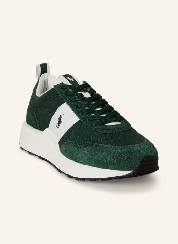 POLO RALPH LAUREN Sneaker DUNKELGRÜN / WEISS