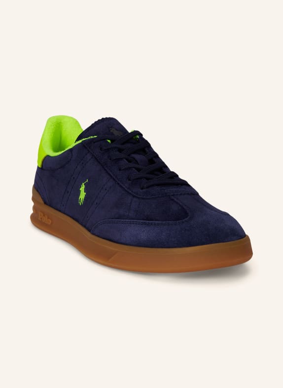 POLO RALPH LAUREN Sneaker DUNKELBLAU / NEONGELB