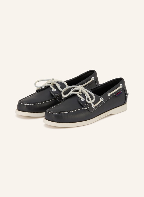 SEBAGO Lodní boty DOCKSIDES PORTLAND TMAVĚ MODRÁ / SVĚTLE ŠEDÁ