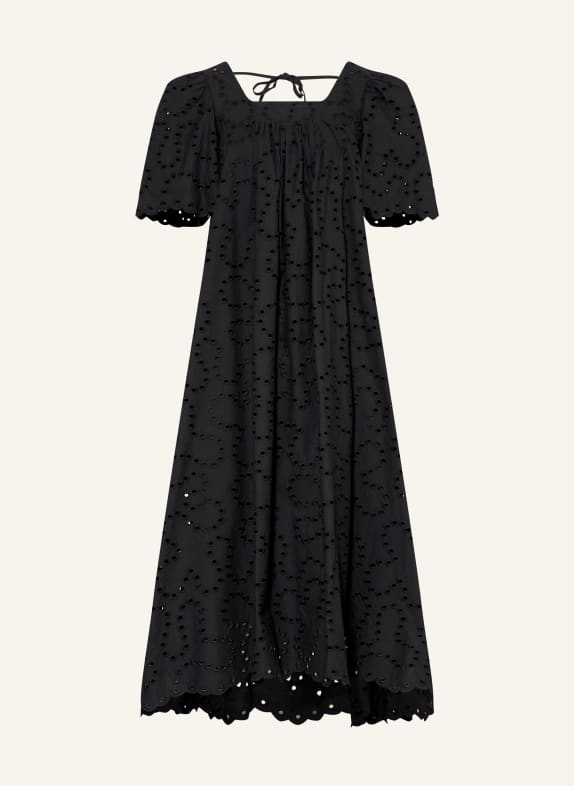 SUNCOO Robe CYRIEL en dentelle ajourée NOIR