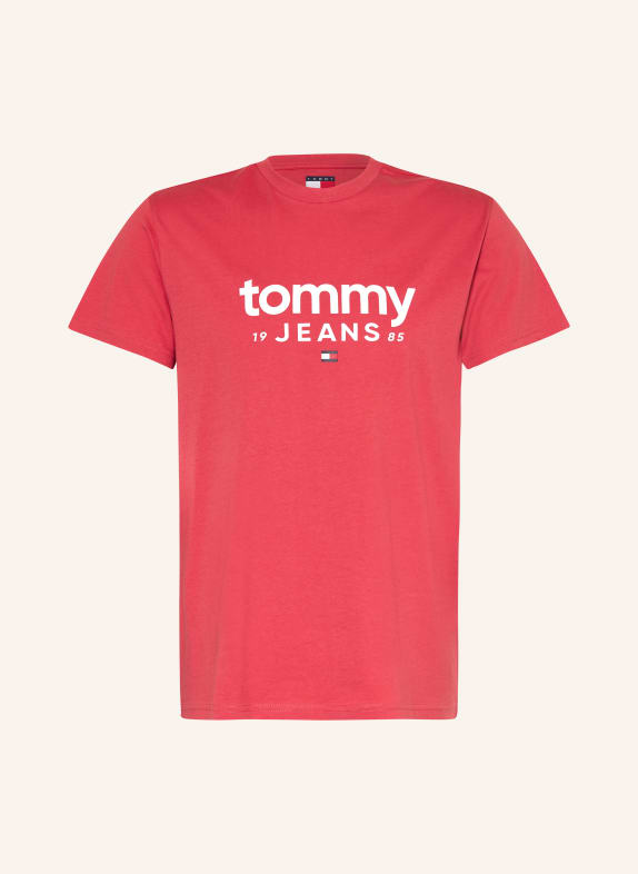 TOMMY JEANS koszulka JASNOCZERWONY