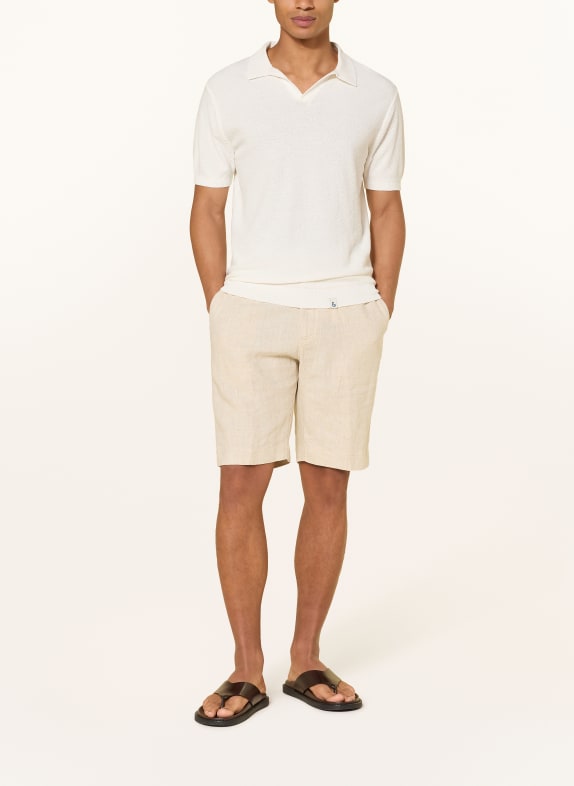 COLOURS & SONS Gebreid poloshirt WIT
