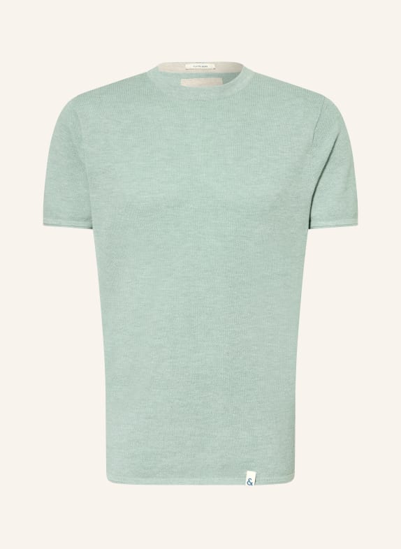 COLOURS & SONS Pletené tričko SVĚTLE ZELENÁ