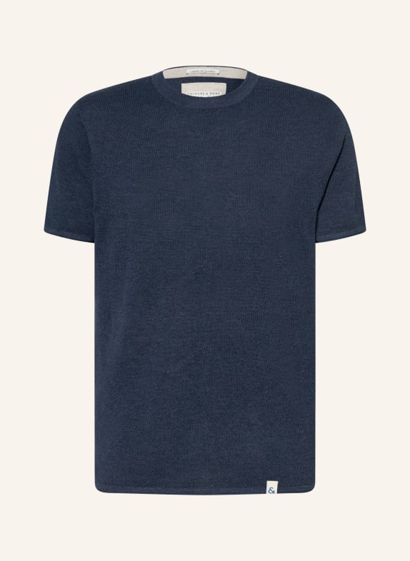 COLOURS & SONS Pletené tričko TMAVĚ MODRÁ