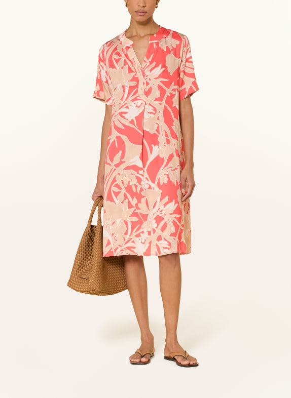 MILANO ITALY Dress SALMON / CAMEL / ECRU
