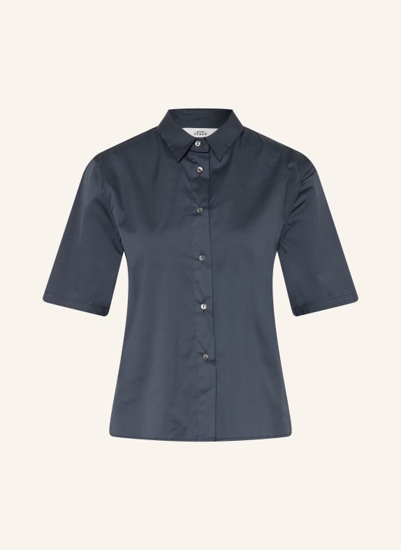 0039 ITALY Košilová blůza BEA TMAVĚ MODRÁ