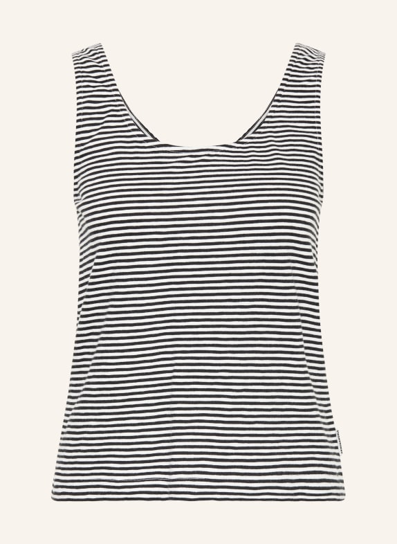 ARMEDANGELS Top MINAAMI LITA WEISS / SCHWARZ