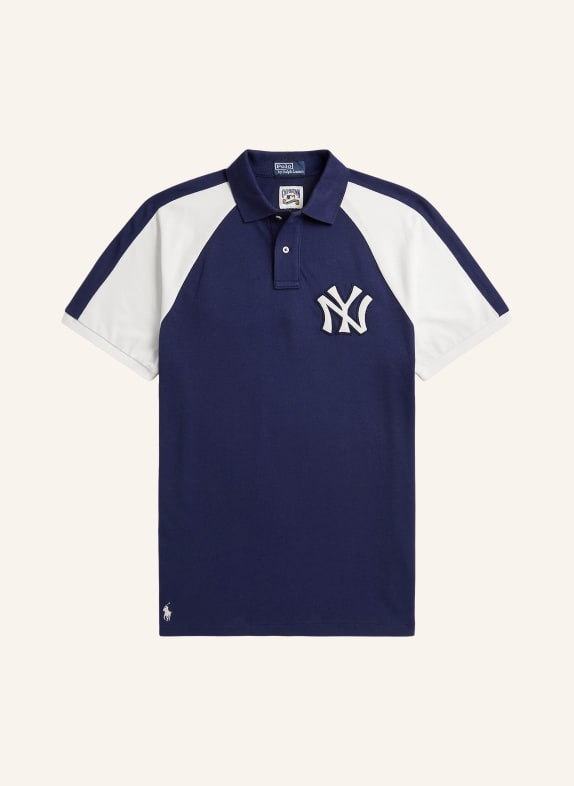 POLO RALPH LAUREN Koszulka polo z tkaniny piqué o klasycznym kroju GRANATOWY / BIAŁY